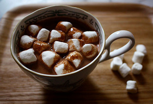 горячий шоколад с зефирками