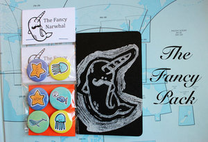 The FANCY Pack - Notebook, Magnet Set, and Buttons