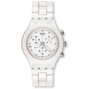 Swatch Full-Blooded White Watch