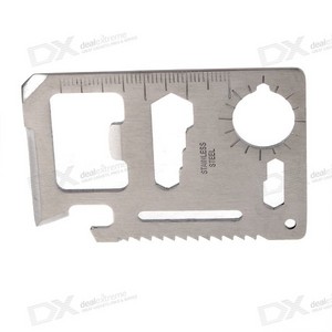 Stainless Steel 11-in-1 Multi-Functional Tool Card