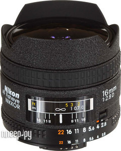 Объектив Nikon Nikkor AF 16 mm F/2.8 D Fisheye