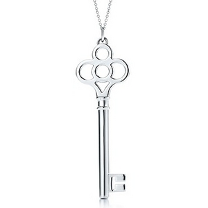 &#9679; Tiffany & Co. Crown Key Pendant