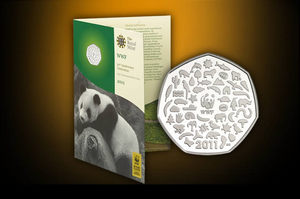 The 2011 UK WWF 50p Brilliant Uncirculated Coin Pack