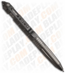 UZI Tactical Pen & Defense Tool w/ Spike (Gray) UZI-TACPEN2