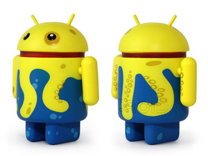 Android Mini Collectible Series Action Figure/Doll - Android 08 (Yellow + Blue)