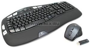 Клавиатура Logitech Cordless Desktop Wave Pro