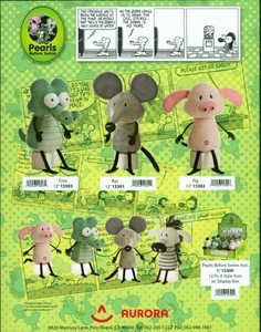 Pearls Before Swine Complete Set of 4 Croc Rat ZebraPig