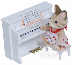 Sylvanian Families Стефания и пианино