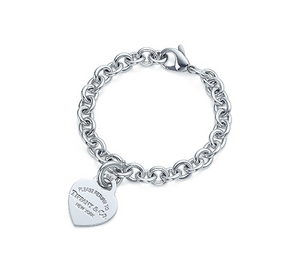 Tiffany & Co - Heart tag charm bracelet