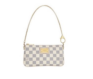 Louis Vuitton Damier Azur Canvas Pochette Milla MM