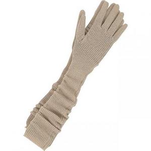 Перчатки длинные шерстяные женственные можно с рюшечками