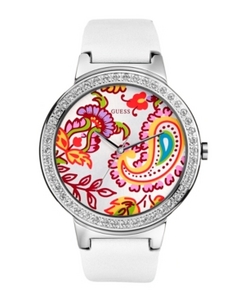 Часы Guess Paisley Dial Leather Watch