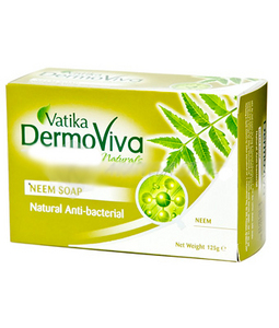 Мыло Dabur Vatika Dermoviva Neem натуральное антибактериальное с нимом