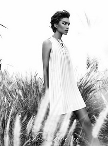 Massimo Dutti Pleated Dress s/s'12