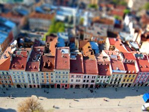 Уметь делать эффект  tilt-shift