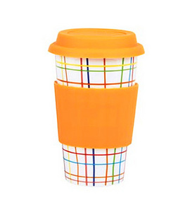 Чашка Eco Cup™ - 'Classic Patterns' - Orange