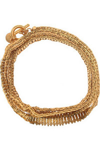 PHILIPPE AUDIBERT Gold-plated chain bracelet