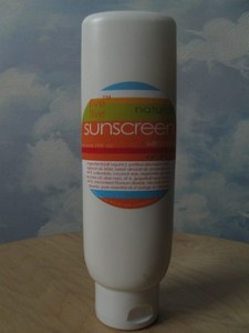 Солнцезащитное средство Live Live & Organic Natural Sunscreen with MSM, Orange, spf 30