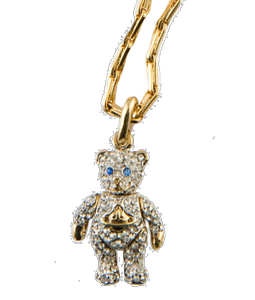 Vivienne Westwood Little Pave Teddy Pendant