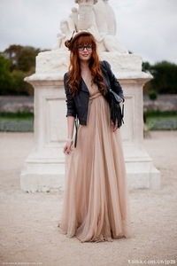 платье в пол