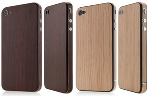 Belkin Finish- скин для iPhone 4S (Dark Wood) Коричневый