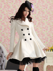 Princess Lolita Cute Sweet Gothic Nana PUNK Kera Long Lace Jacket Coat