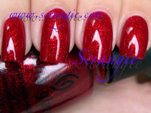 China Glaze Ruby pumps