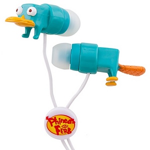 Perry the Platypus Ear Buds