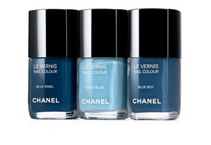 Лаки из "джинсовой" коллекции Chanel