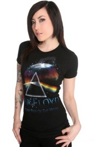 Футболка PINK FLOYD: 'THE DARK SIDE OF THE MOON' from hottopic