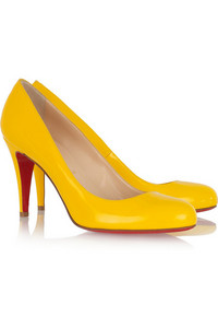 CHRISTIAN LOUBOUTIN Ron Ron 85 patent-leather pumps $625