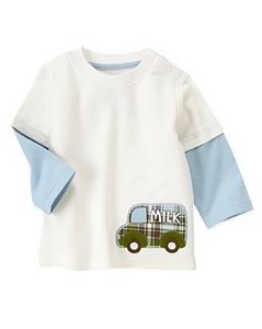 Milk Truck Double Sleeve Tee