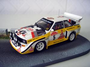 Коллекционная металлическая модель Audi S1 Quattro 1:18