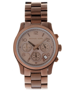 Michael Kors espresso cronograph watch