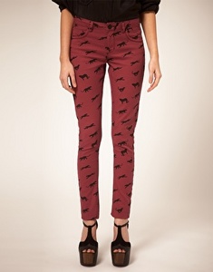 ASOS Skinny Jeans in Panther Print #4