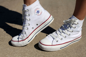 Converse shoes белые