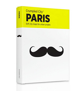 Мятая карта 'Crumpled City' - Paris