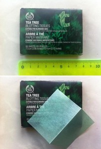 The Body Shop Tea Tree Blotting Tissues