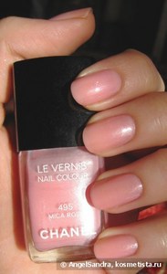 Chanel Nail Color Mica Rose No 495