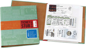 Ticket stub diary