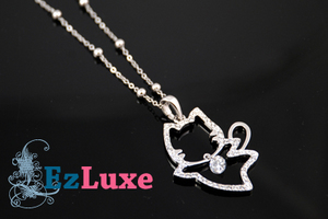 Crystal Cat Necklace