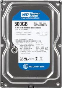 Жесткий диск WD Caviar Blue WD5000AAKX, 500Гб, HDD, SATA III