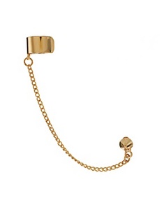 ASOS Ear Cuff With Spike Chain Stud