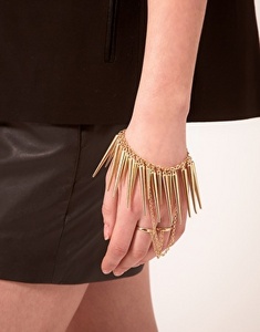 ASOS Double Finger Spike Hand Harness