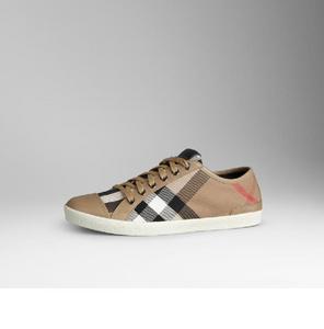 Burberry_Check Canvas Trainer