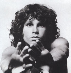 черная футболка с портретом Jim Morrison