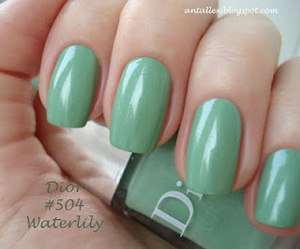 dior waterlily nail