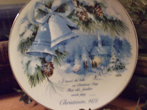 сувенирная рождественская тарелка