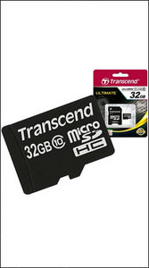 Карта памяти Transcend 32GB MicroSDHC class 10