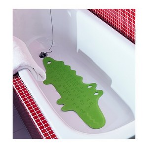 Коврик в ванну, крокодил зеленый